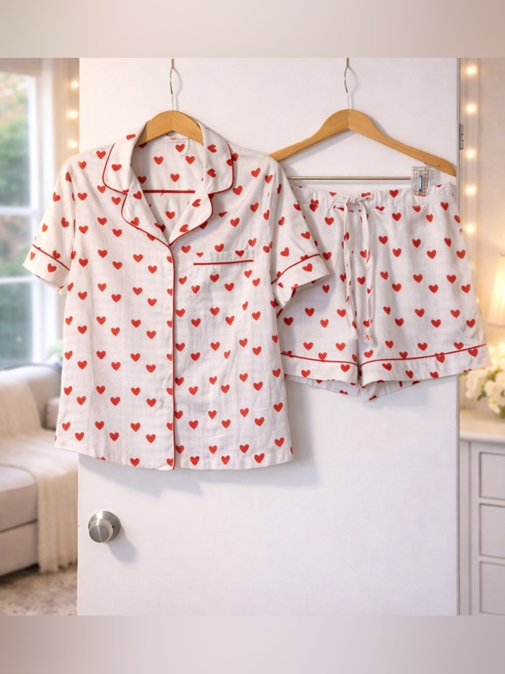 ✨ Cupcakes and Cashmere Cute Heart Sleep Set Size S